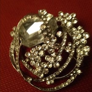 Sparkling fashion broach.